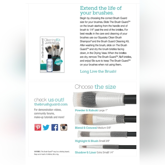 THE BRUSH GUARD Variety Pack, Clear - Picture 5 of 6